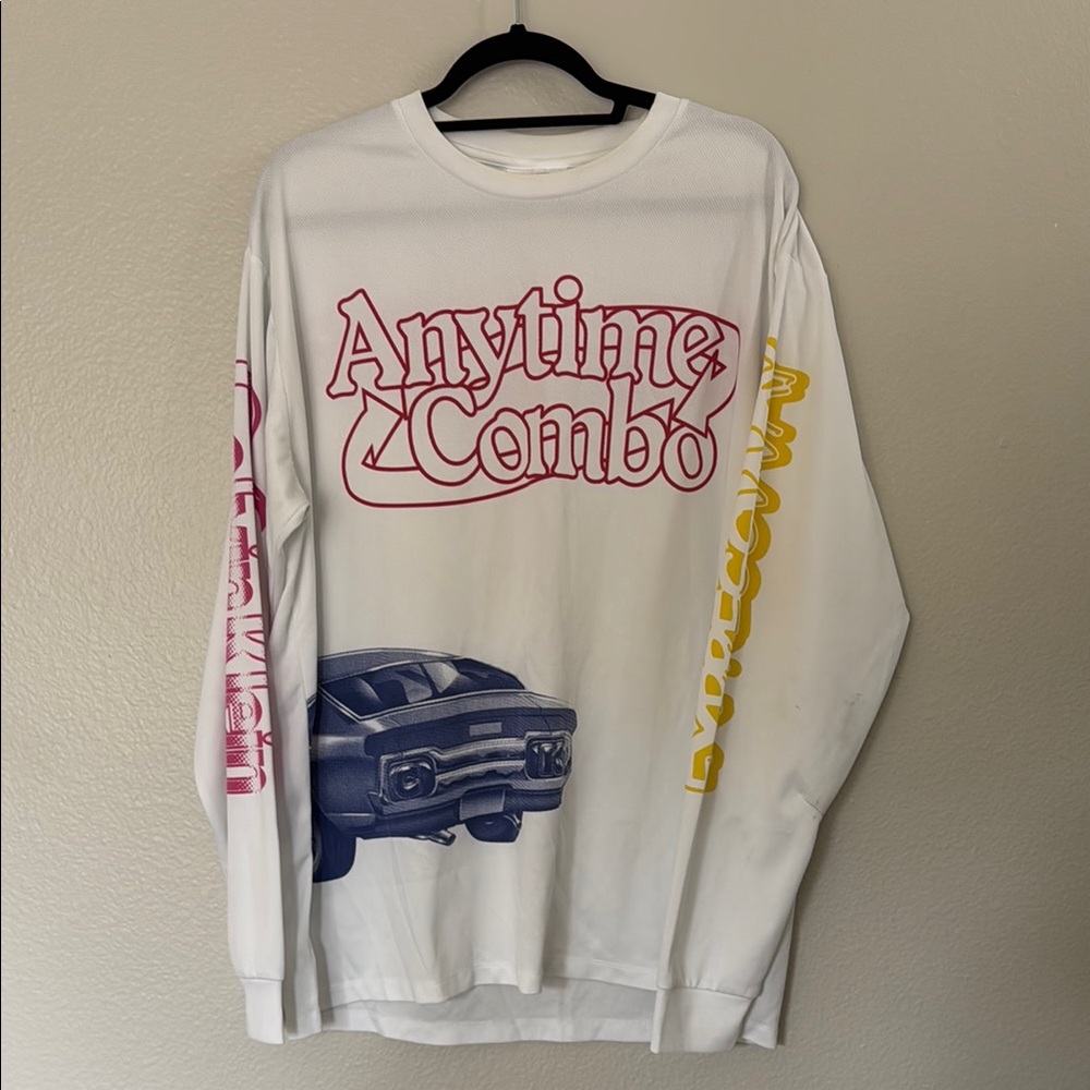 Calvin Klein Jeans White Long Sleeve Tee
